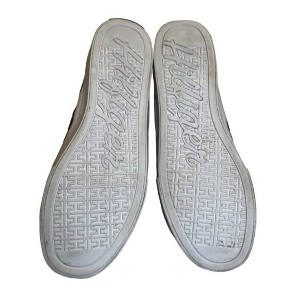 Y2K TOMMY HILFIGER SNEAKERS 8.5 BLUE w/ RED WHITE STRIPE STY No TWLIREAL LACE UP - Picture 6 of 6